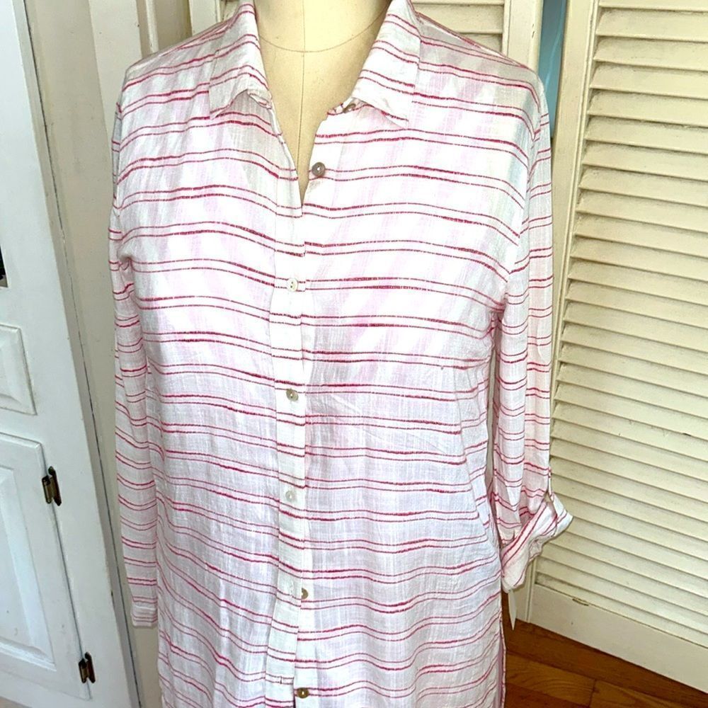 NWT Beach 🏖️ Coverup Pool 🏊 Lake or Sea 🌊 cruise 🚢 in Style. Linen Look 👀